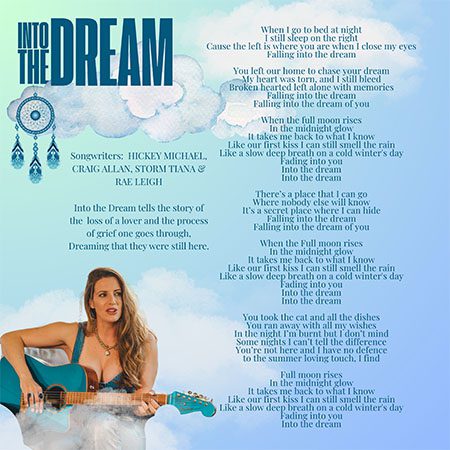 5DD1188 - Rae Leigh - Into The Dream - LYRICS